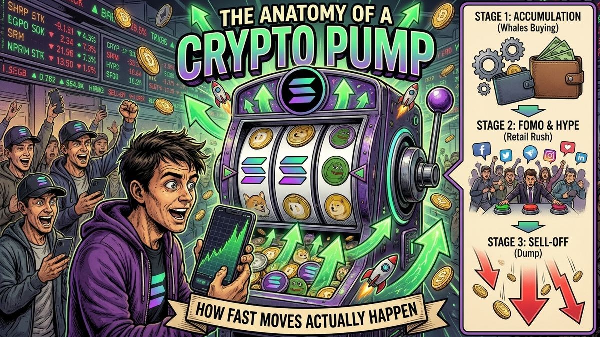 The Anatomy of a Crypto Pump: How Fast Moves Actually Happen