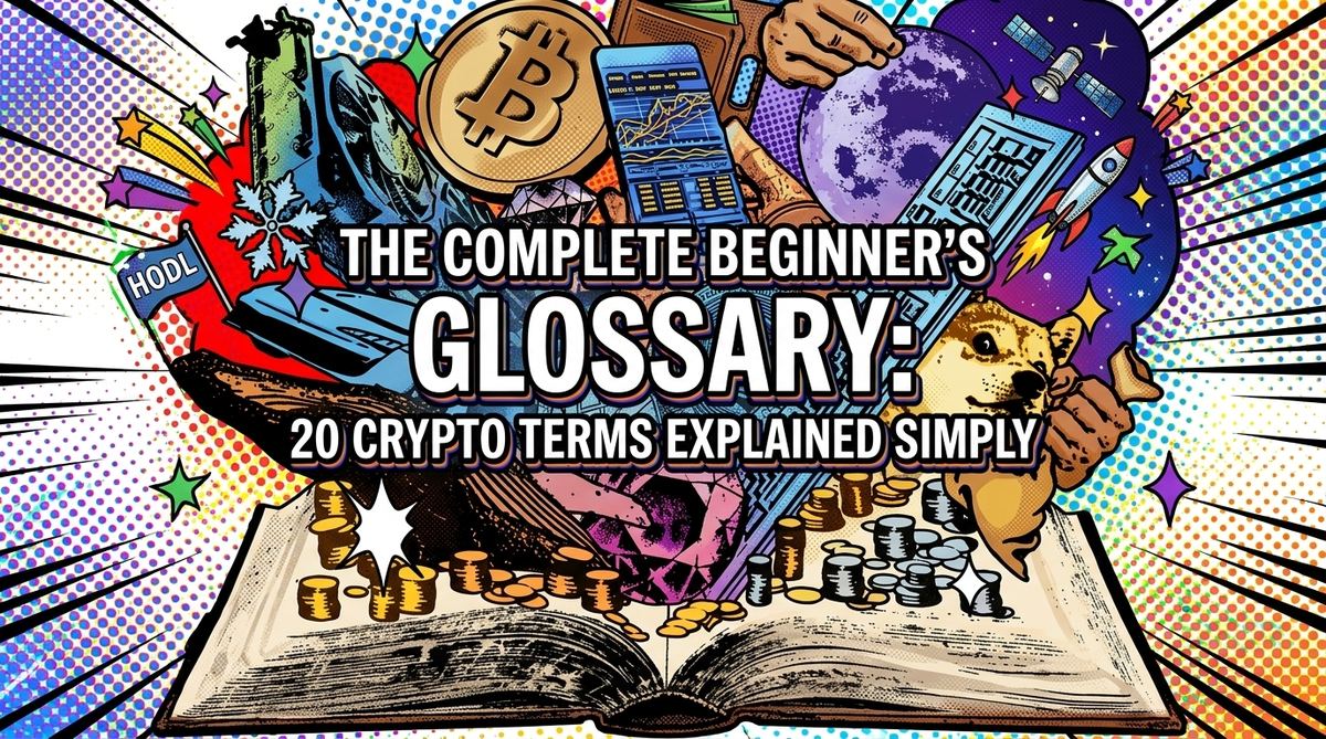 The Complete Beginner's Glossary: 20 Crypto Terms Explained Simply