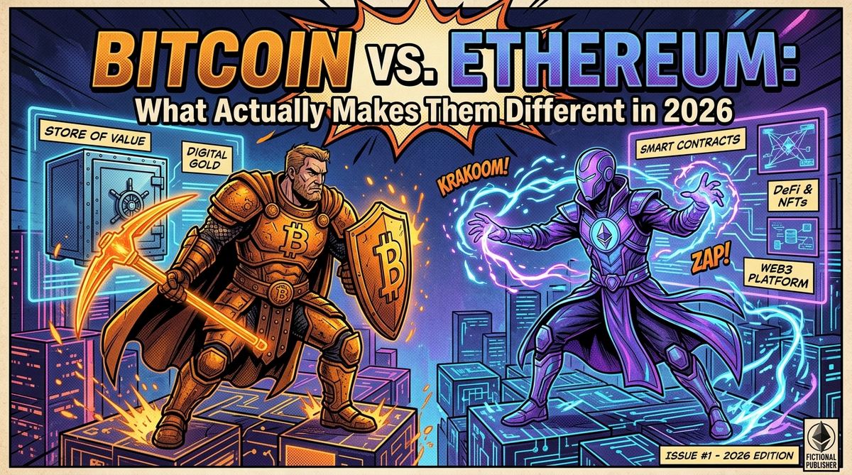 Bitcoin vs. Ethereum: What Actually Makes Them Different in 2026