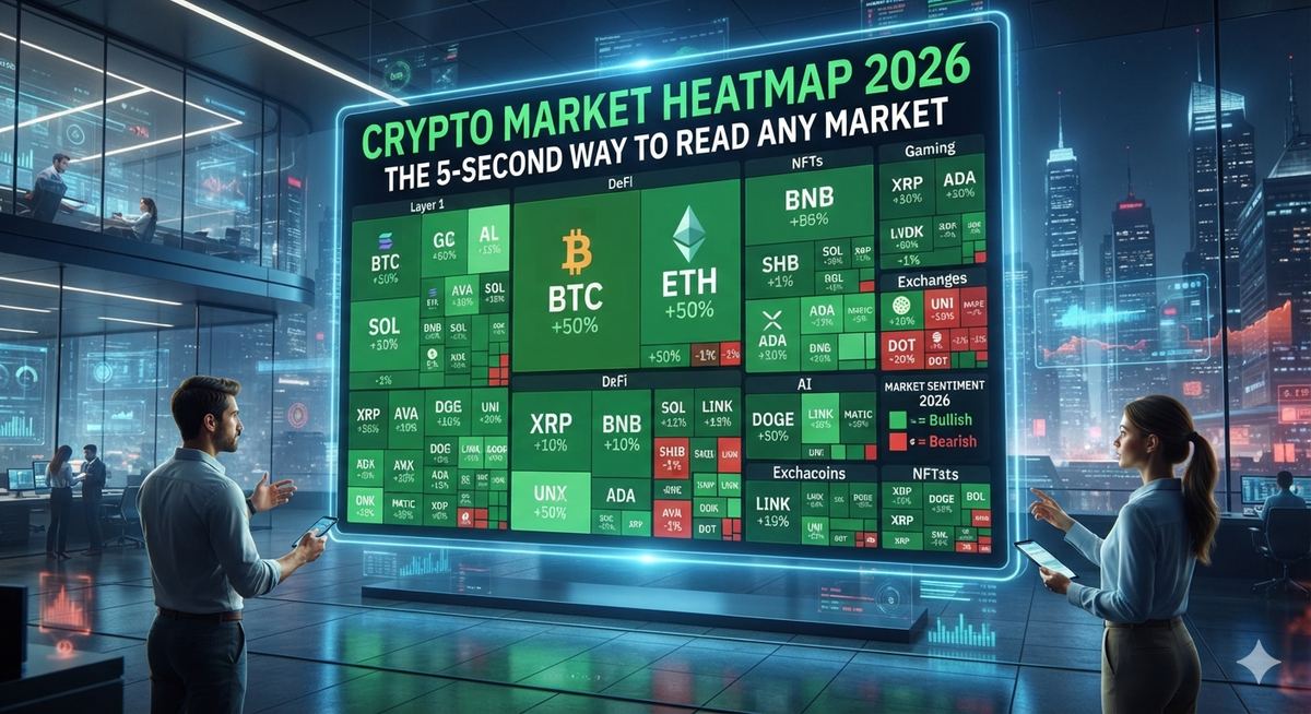 Crypto Market Heatmap 2026: The 5-Second Way to Read Any Market