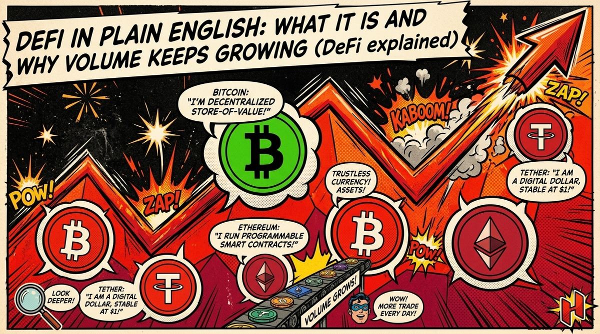 DeFi in Plain English: What It Is and Why Volume Keeps Growing