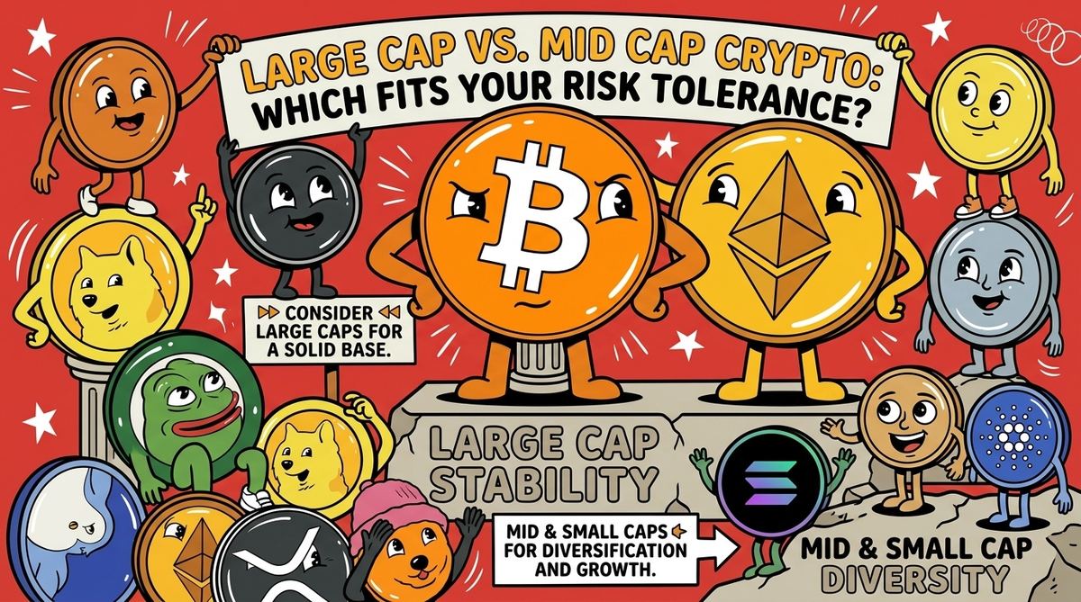 Large Cap vs. Mid Cap Crypto: Which Fits Your Risk Tolerance?