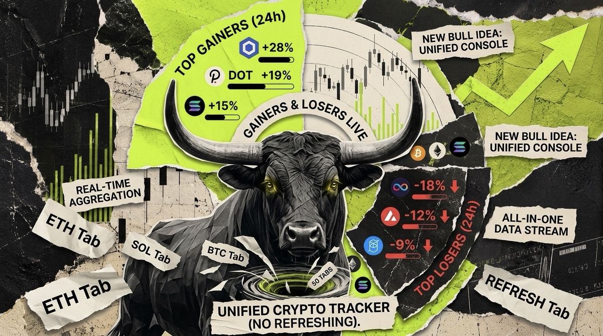 How to Track Crypto Gainers and Losers Without Refreshing 50 Tabs